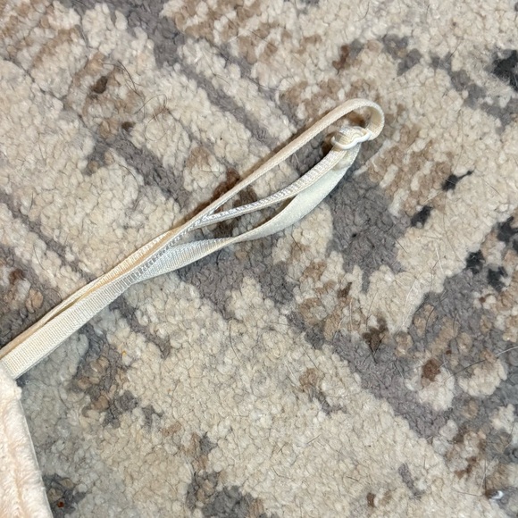 Zara Creme Laced Dress With Adjustable Straps & Fully Lined Size Medium - Picture 10 of 12